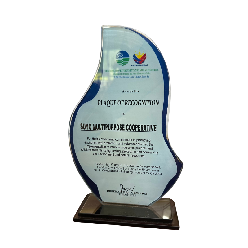 Plaque of Recognition